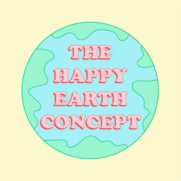 Happy Earth Concept